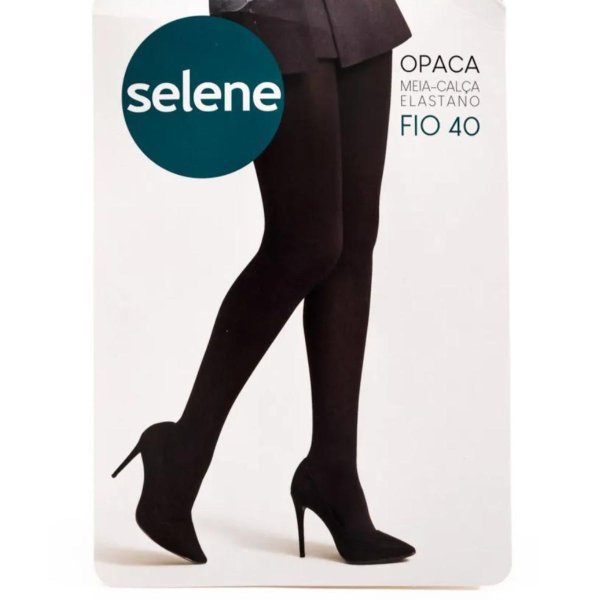 Meia Calça Selene Fio 40 Opaca - Bege