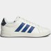 Tênis Adidas Grand Court Base 3.0 Masculino - Off White e Azul