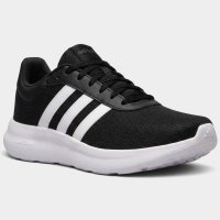 Tênis Adidas Lite Racer 4.0 Masculino - Preto e Branco