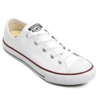 Tênis Infantil Converse All Star Chuck Taylor - Branco e Vermelho