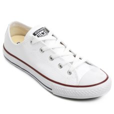 Tênis Infantil Converse All Star Chuck Taylor - Branco e Vermelho