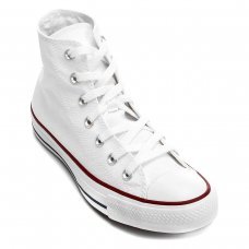Tênis Cano Alto Converse Chuck Taylor All Star Unissex - Branco