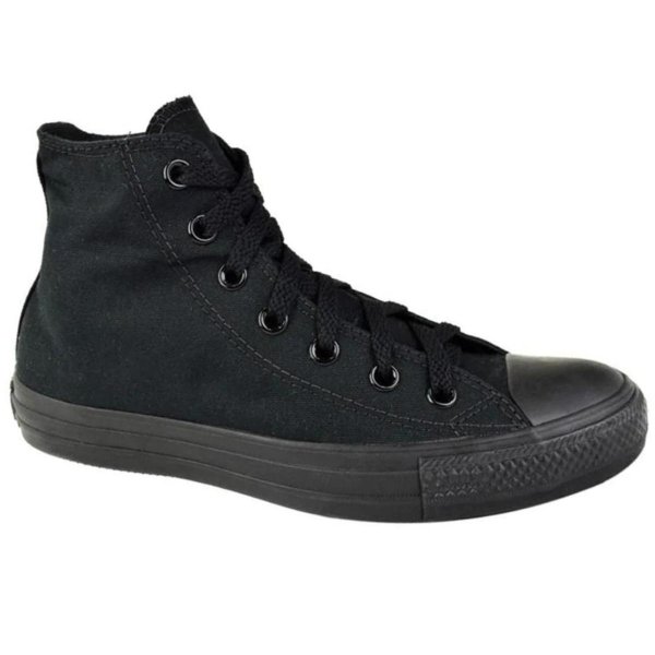 Tênis Cano Alto Converse Chuck Taylor All Star Monochrome HI - Preto
