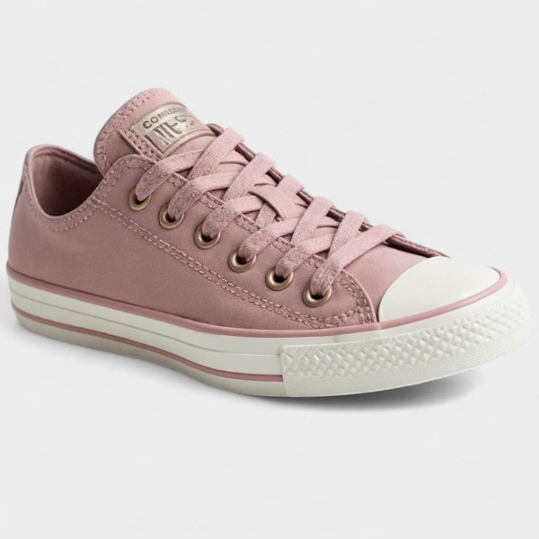 Tênis Converse All Star Chuck Taylor All Star Taylored Lux - Rosa e Branco