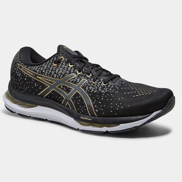 Tênis Asics Gel-Hypersonic 4 Masculino - Preto e Dourado