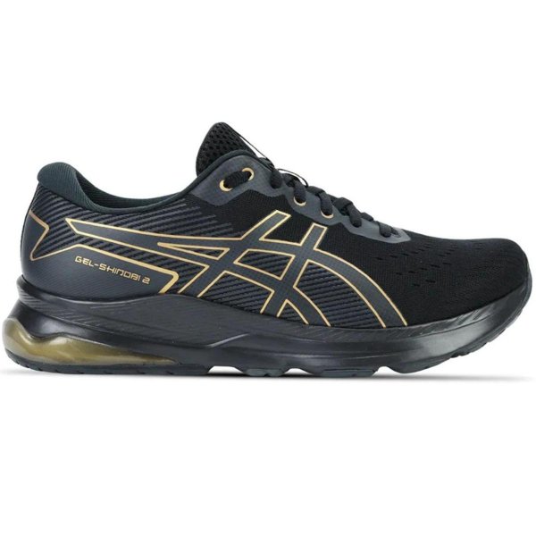 Tênis Asics Gel Shinobi 2 Masculino - Preto e Dourado