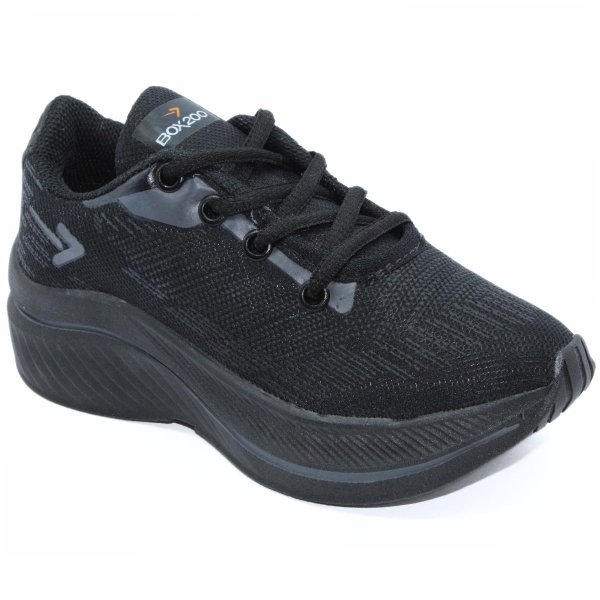 Tênis Box 200 Esportivo BX2419 Unissex - Preto