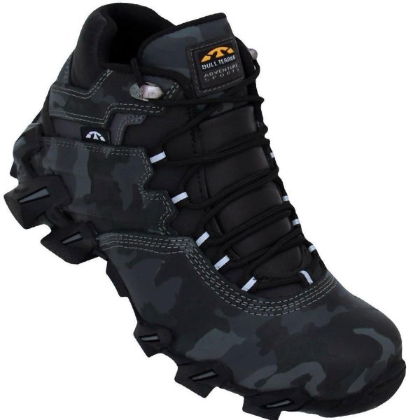 Bota Bull Terrier Axis Camuflada - Chumbo