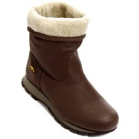 Bota Couro Bull Terrier Snow Trail Feminina - Café