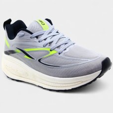 Tênis Caban Max Runner Masculino - Cinza e Verde Tênis Caban Max Runner Masculino - Cinza e Verde