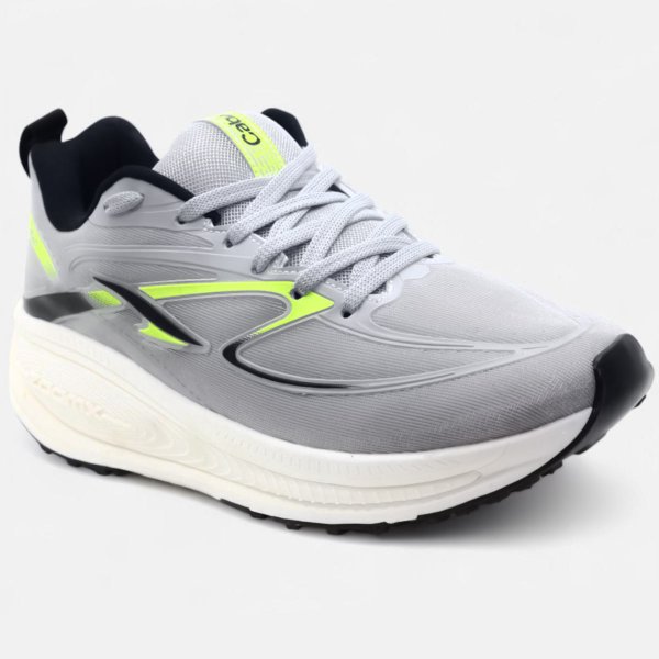 Tênis Caban Max Runner Masculino - Cinza e Verde