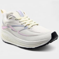 Tênis Caban Max Runner Feminino - Off White e Rosa Tênis Caban Max Runner Feminino - Off White e Rosa