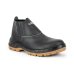 Botina De Segurança Biqueira de PVC Crival Plus EPI CA40043 Couro CP080 - Preto