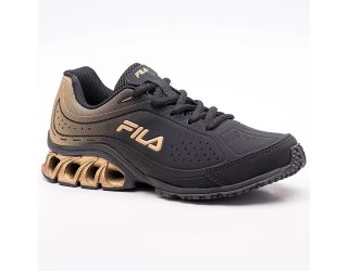 Tênis Fila Cage Python Masculino - Preto e Dourado