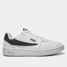 Tênis Couro Fila Acd Classic Masculino - Branco e Preto