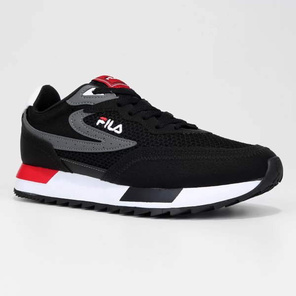 Tênis Fila Cyzer Masculino - Preto e Vermelho