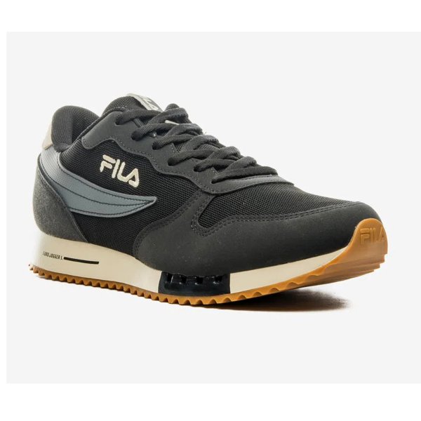 Tênis Fila Euro Jogger Sport Masculino - Preto e Bege