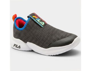 Tênis Infantil Fila Funny Menino - Preto e Azul Tênis Infantil Fila Funny Menino - Preto e Azul