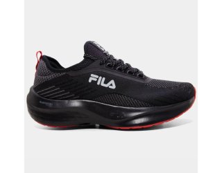 Tênis Fila Go Trainer 2 Masculino - Preto e Vermelho Tênis Fila Go Trainer 2 Masculino - Preto e Vermelho