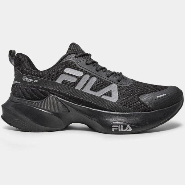 Tênis Fila Progress Lite Masculino - Preto e Cinza