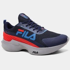 Tênis Infantil Fila Progress - Marinho e Vermelho