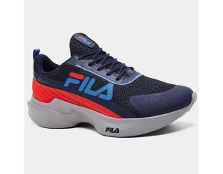 Tênis Infantil Fila Progress - Marinho e Vermelho