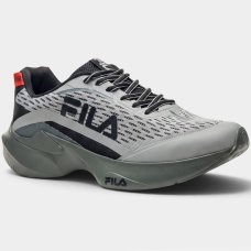 Tênis Fila Progress Lite 2 Masculino - Cinza e Preto Tênis Fila Progress Lite 2 Masculino - Cinza e Preto