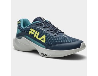 Tênis Fila Progress Lite 2 Masculino - Marinho e Verde Tênis Fila Progress Lite 2 Masculino - Marinho e Verde