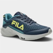 Tênis Fila Progress Lite 2 Masculino - Marinho e Verde Tênis Fila Progress Lite 2 Masculino - Marinho e Verde