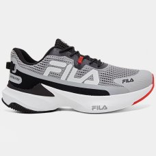 Tênis Fila Recovery Masculino - Cinza e Preto Tênis Fila Recovery Masculino - Cinza e Preto