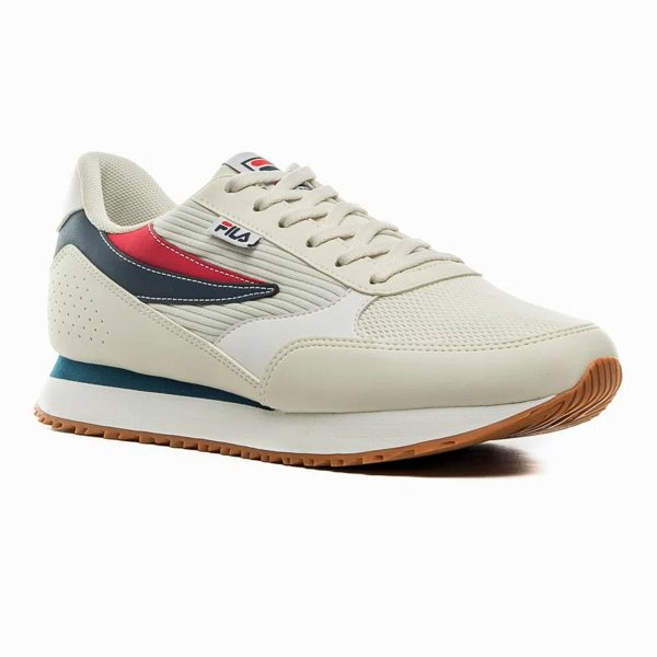 Tênis Fila Retro College Masculino - Branco e Marinho