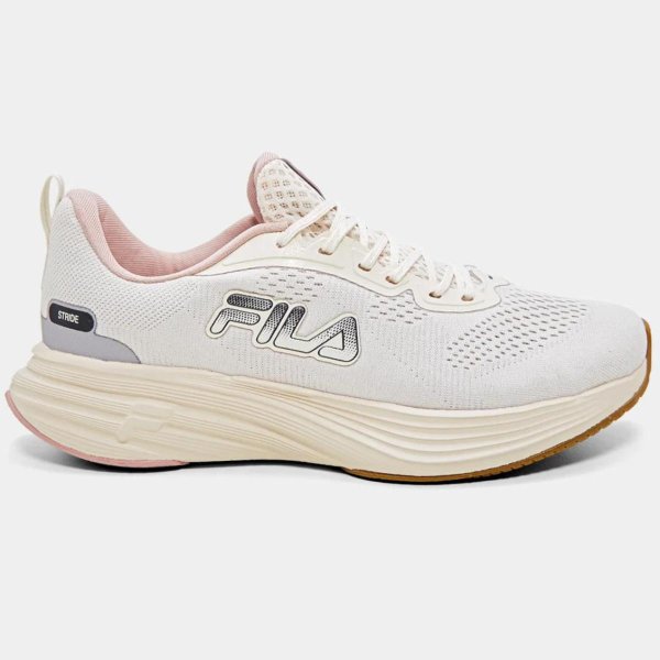 Tênis Fila Stride Feminino - Bege e Cinza