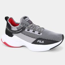 Tênis Fila Vega Masculino - Cinza e Vermelho