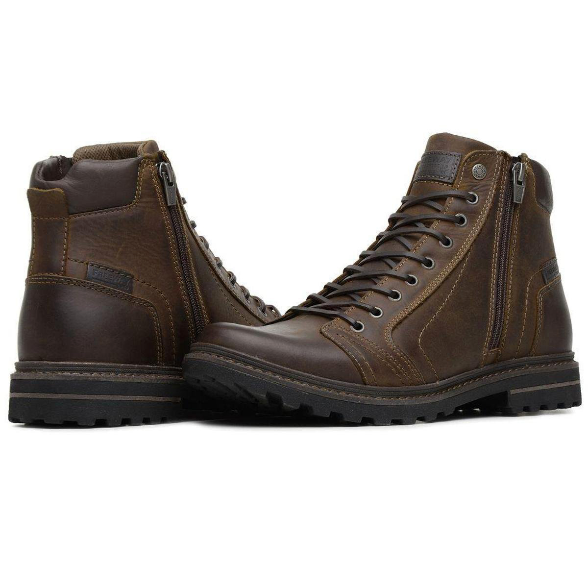 Bota masculina freeway cheap absolut couro capuccino