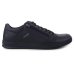Tênis Casual Freeway Alpha 002 Couro Masculino - Preto