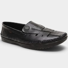 Mocassim Couro Freeway Logan 2 Masculino - Preto Mocassim Couro Freeway Logan 2 Masculino - Preto