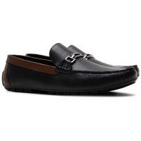 Mocassim Couro Freeway Roma Metal Masculino - Preto