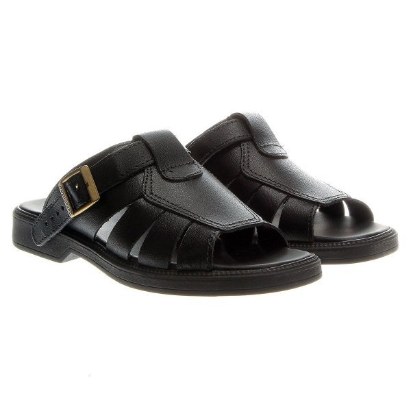 Sandália Couro Itapuã Master Masculina - Preto