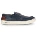 Tênis Couro Kildare Lisboa Masculino - Marinho e Bege
