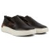 Slip On Couro Kildare Mick Masculino - Café