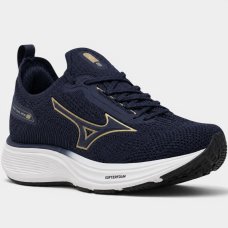 Tênis Mizuno Cool Ride 3 Masculino - Marinho e Dourado