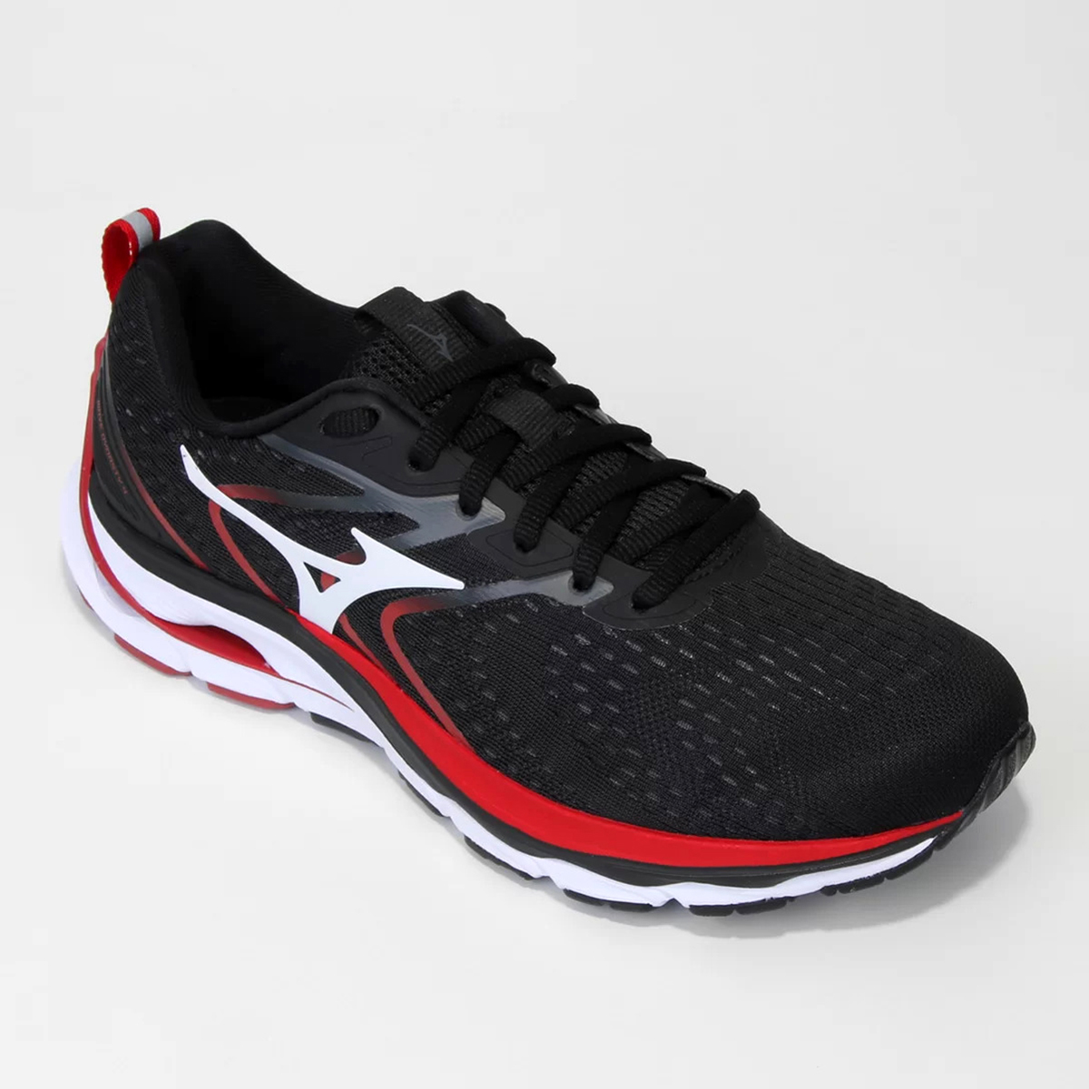 Mizuno wave preto e vermelho hotsell