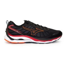 Tênis Mizuno Wave Dynasty 5 Masculino - Preto e Vermelho