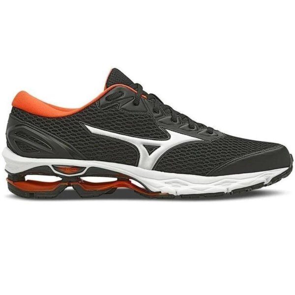 Tênis Mizuno Wave Frontier 13 Masculino - Preto e Vermelho