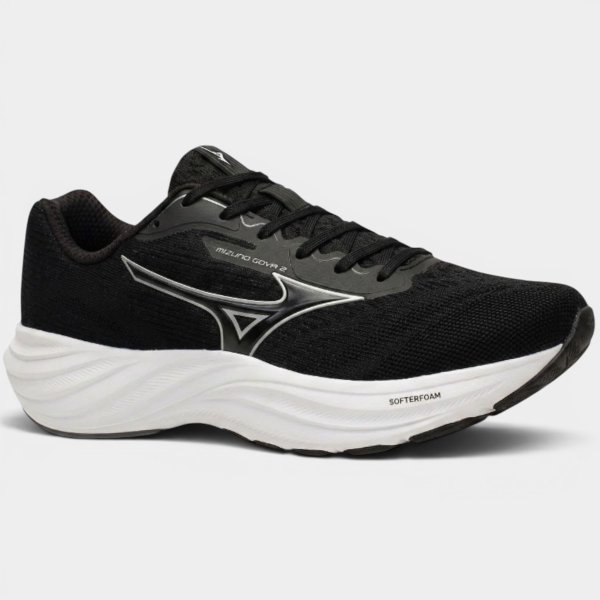 Tênis Mizuno Goya 2 Masculino - Preto e Branco
