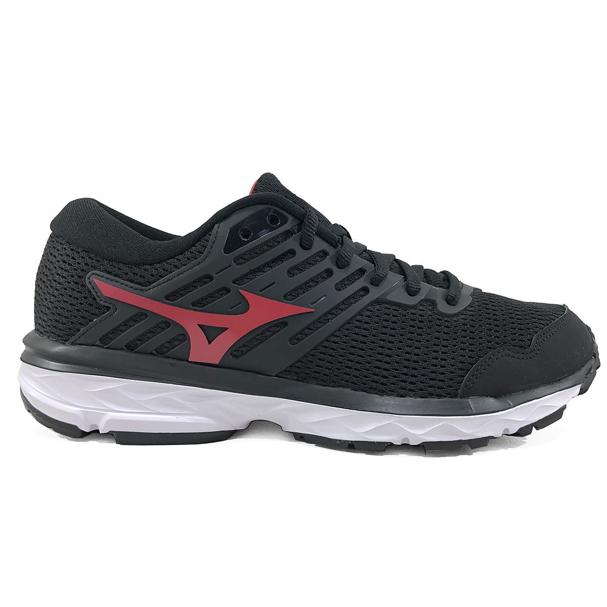 mizuno preto e vermelho