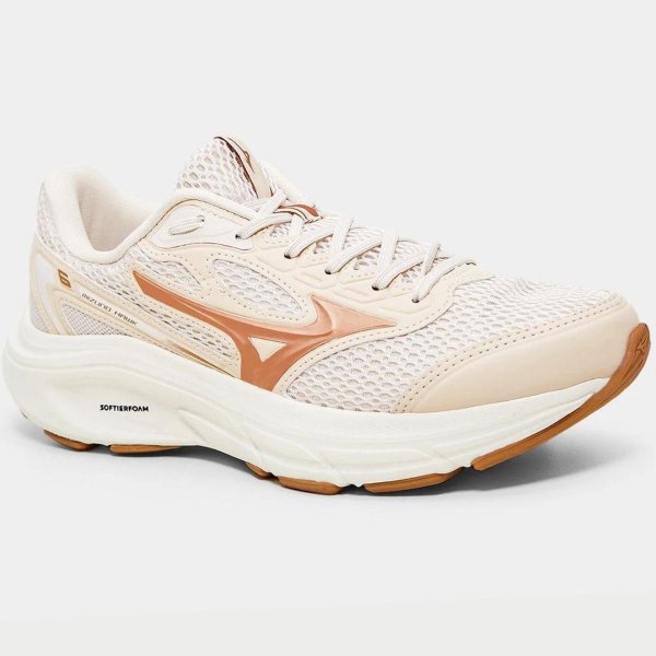 Tênis Mizuno Hawk 6 Feminino - Bege