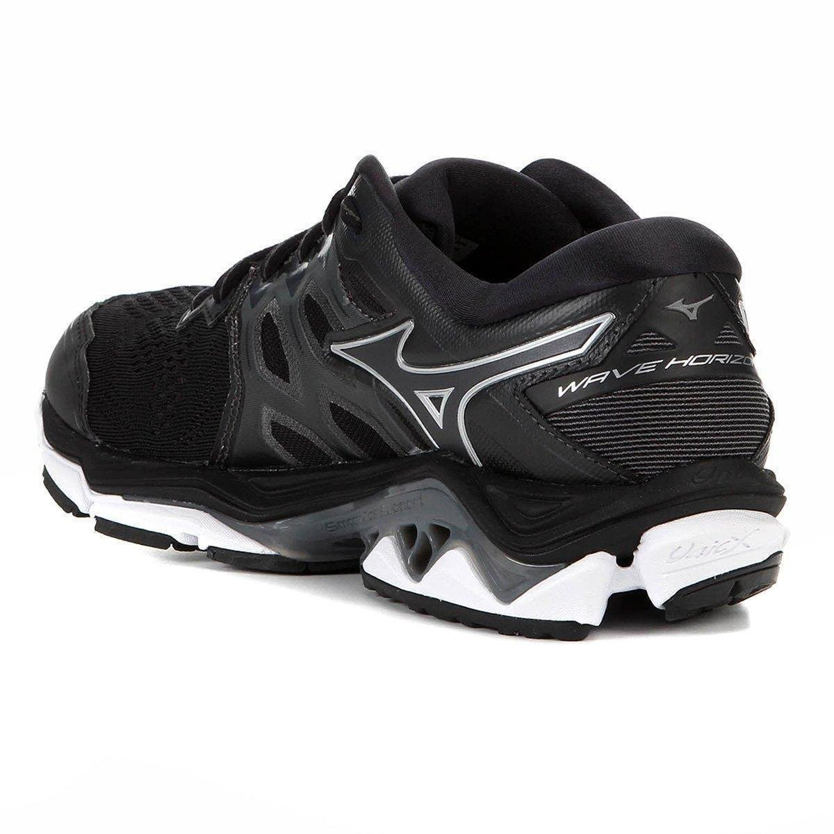 mizuno preto e cinza