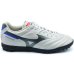 Chuteira Society Mizuno Morelia Club AS Masculina - Branco e Prata