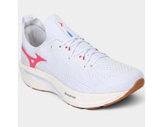 Tênis Mizuno Sunrise Feminino - Branco e Rosa